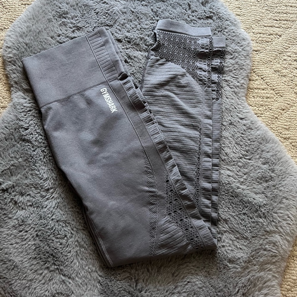 Gymshark Womens Leggings Sz L Gray